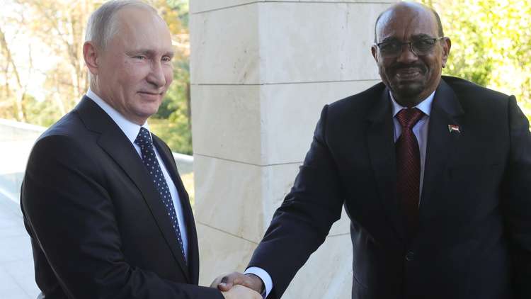 البشير يدعو بوتين لزيارة السودان