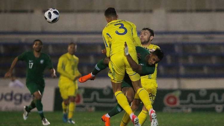 شاهد.. هدف السعودية في مرمى أوكرانيا