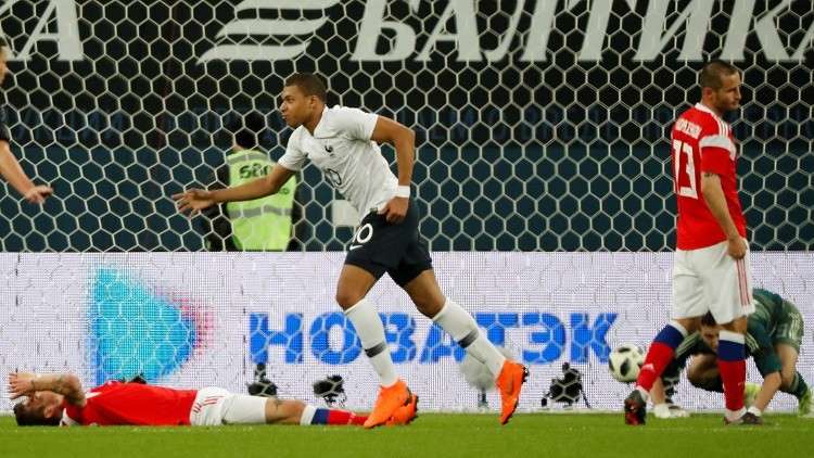 فرنسا تتغلب على روسيا وديا استعدادا للمونديال (فيديو)