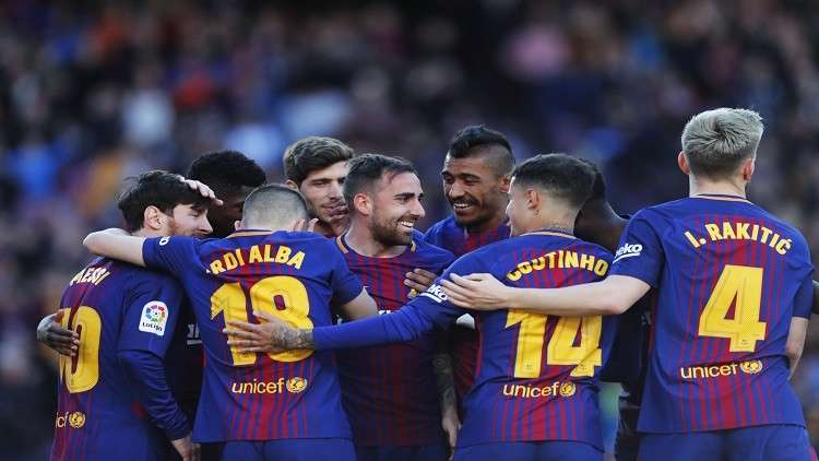 برشلونة في ضيافة إشبيلية قبل مواجهة روما بدوري الأبطال