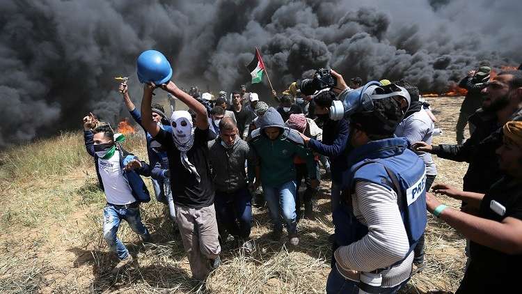 إصابة 8 فلسطينيين برصاص الجيش الإسرائيلي شرق مدينة غزة ومخيم البريج