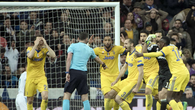 ركلة جزاء تحبط آمال يوفنتوس وتؤهل ريال مدريد