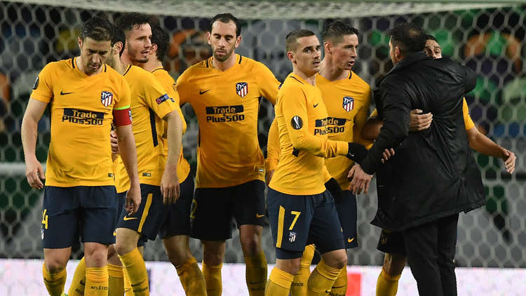 أتلتيكو مدريد يبلغ نصف نهائي "اليوروبا ليغ" رغم الخسارة