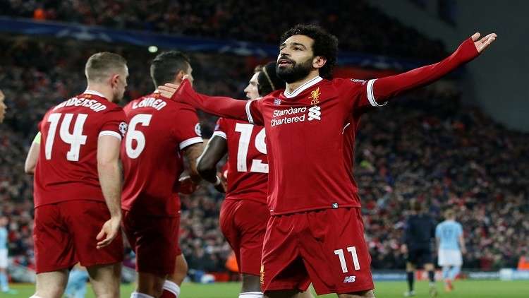 شاهد.. الفرعون صلاح يتجاوز ميسي ويعادل رونالدو بهدف رائع
