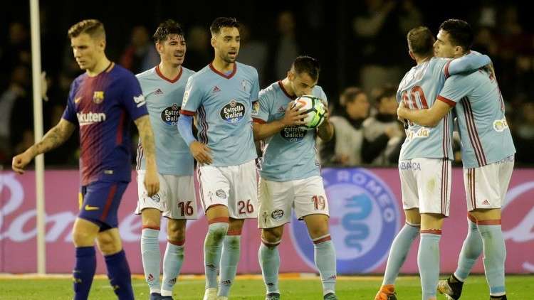 شاهد.. برشلونة يفشل في فك "شيفرة" ملعب "بالايدوس"