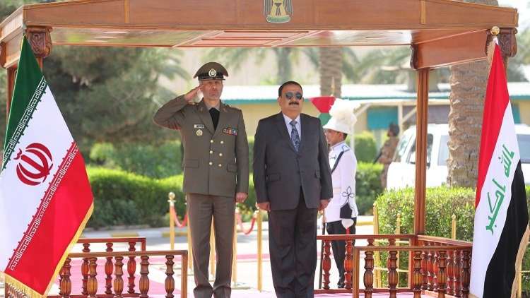  وزير الدفاع الإيراني في بغداد