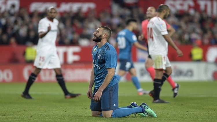 ريال مدريد يسقط على أرض إشبيلية