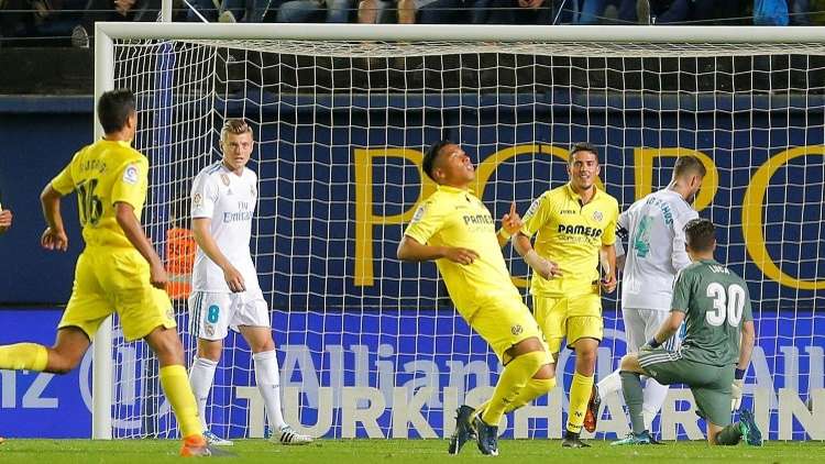 شاهد.. ريال مدريد يقع في كمين الغواصات الصفراء