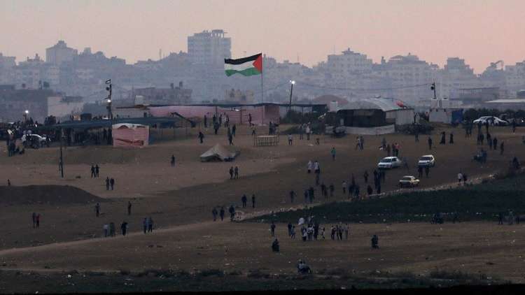 صور ضخمة للسيسي في قطاع غزة