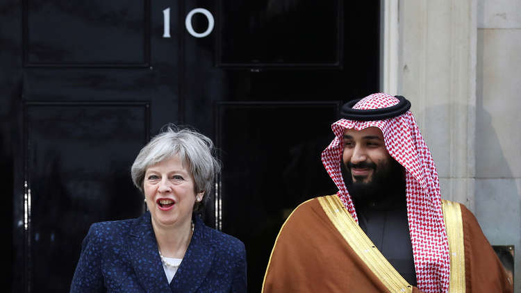 ماي ومحمد بن سلمان يناقشان اتفاق إيران النووي وسوق النفط