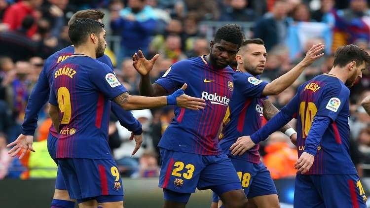 رسميا.. برشلونة يمدد عقد أومتيتي 