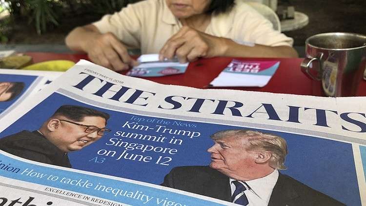 بلومبرغ تكشف عن مطالب ترامب من كيم في سنغافورة 