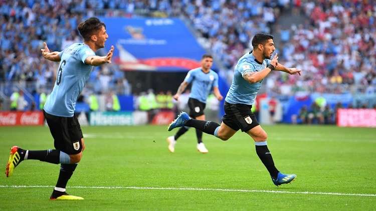رقم قياسي للأوروغواي أمام روسيا
