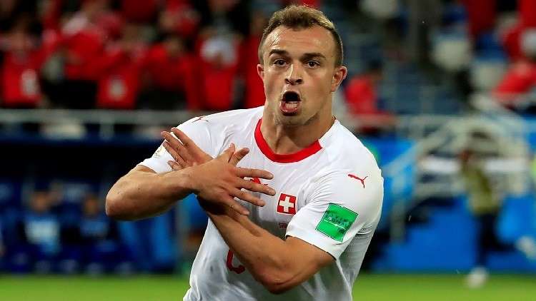 الفيفا يعاقب ثلاثي سويسرا بسبب النسر الألباني
