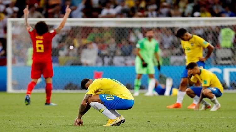 مونديال روسيا.. بلجيكا تطيح بالبرازيل وتحجز مقعدها في المربع الذهبي 