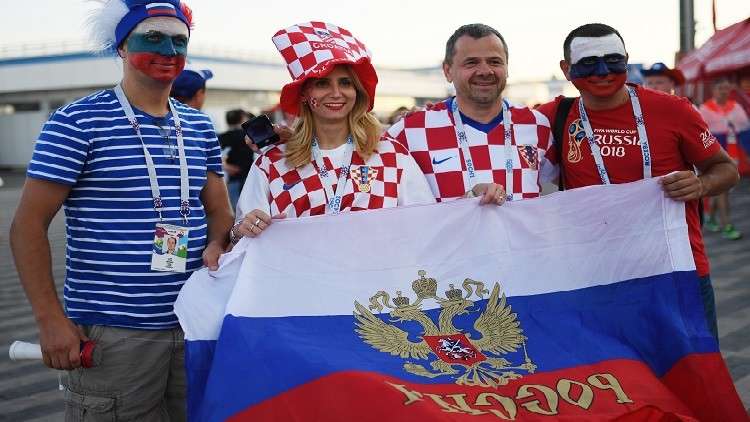 مونديال روسيا.. التشكيلة الرسمية لمواجهة روسيا وكرواتيا