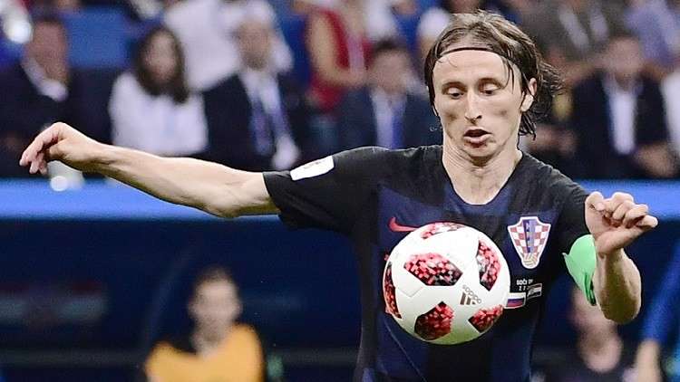 مودريتش أول كرواتي يمرر أكثر من 100 تمريرة في مباراة بكأس العالم