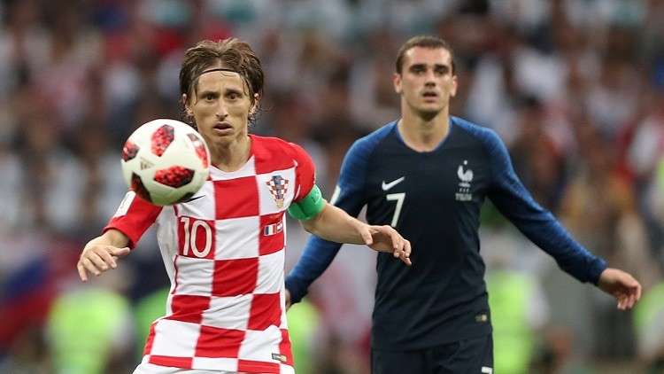 مودريتش أفضل لاعب في مونديال روسيا