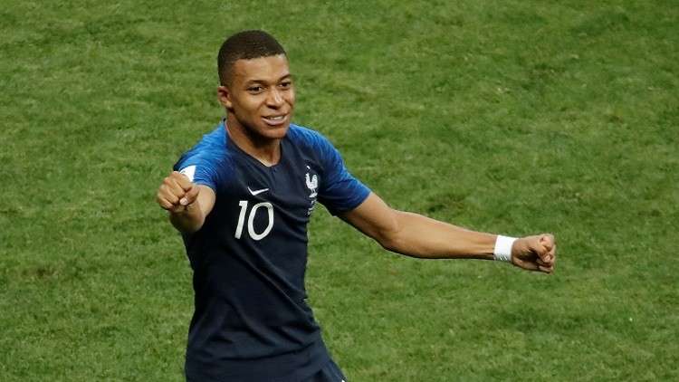 مبابي أفضل لاعب صاعد في مونديال روسيا