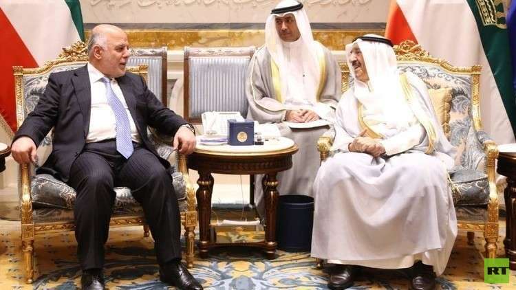 أمير الكويت يبدي للعبادي استعداد بلاده لمساعدة العراق في تجاوز "ما يمر به من أحداث"