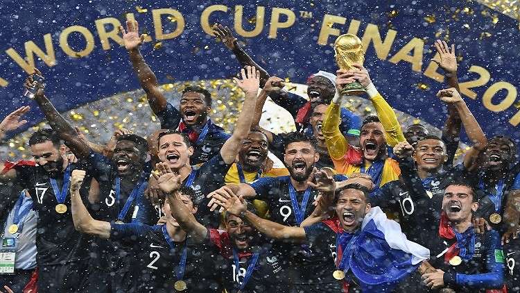 شركة صينية تخسر الملايين بعد تتويج فرنسا بلقب مونديال روسيا