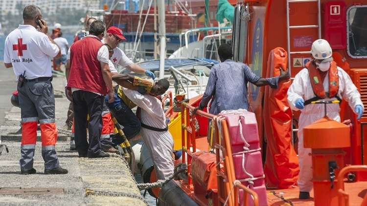 إنقاذ 75 مهاجرا من الغرق قبالة سواحل موريتانيا