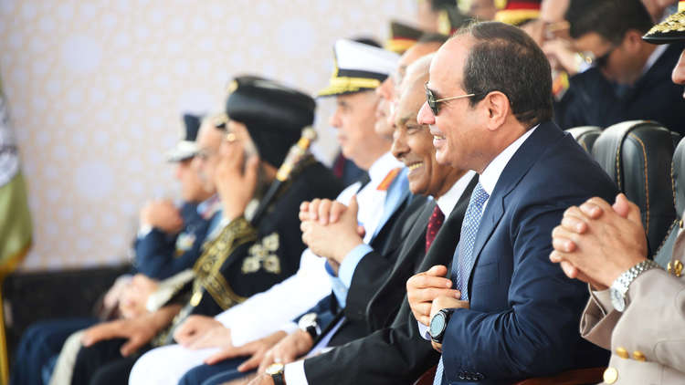 الرئيس السيسي في غاية التأثر 