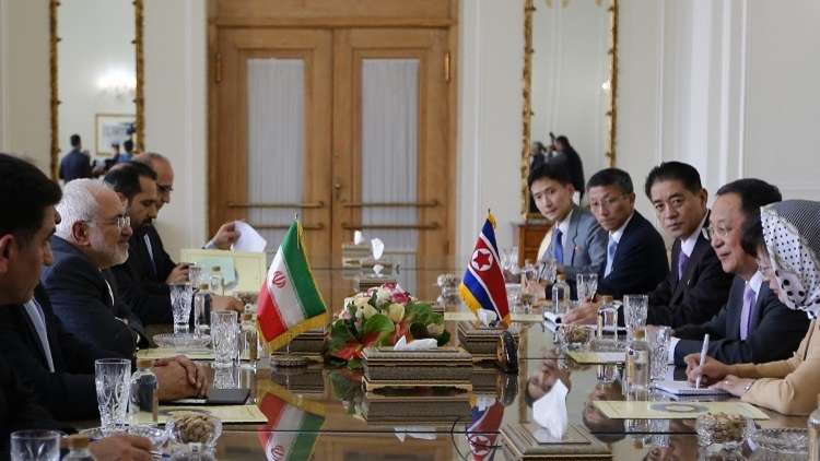 طهران وبيونغ يانغ تؤكدان على تطوير علاقاتهما الثنائية