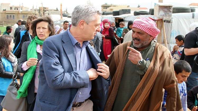 المفوض الأممي لشؤون اللاجئين يعارض عودة اللاجئين السوريين