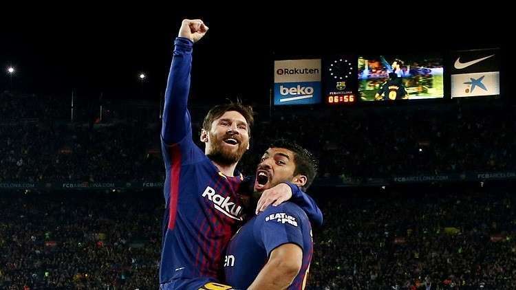 برشلونة أول ناد يضع هذا الشعار على قميصه