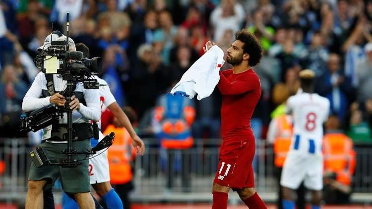 شاهد.. محمد صلاح يقود ليفربول للفوز على برايتون بهدف جميل