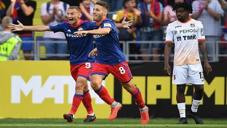 تسيسكا موسكو يقسو على أورال في الدوري الروسي