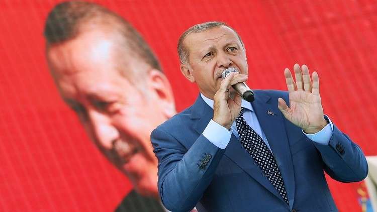 أردوغان: الولايات المتحدة تقدم 800 مليون دولار لتنظيم غولن سنويا