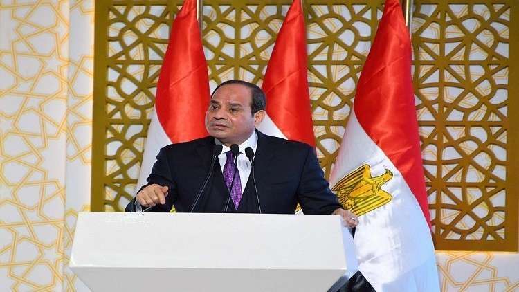 السيسي يطلق من تحذيرا بشأن 
