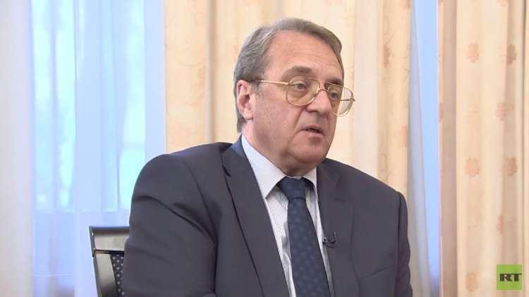 بوغدانوف لـ RT: منفتحون على الحوار مع إسرائيل والبلدان الأخرى المهتمة بالقضاء على الإرهاب
