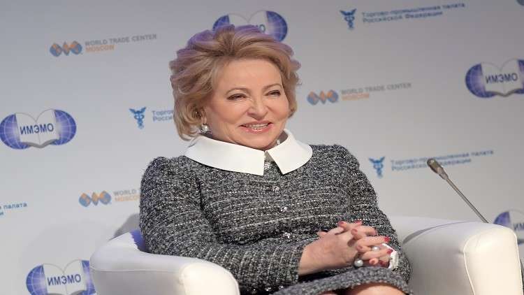رئيسة مجلس الاتحاد الروسي تستقبل السيسي في موسكو عشية لقائه بوتين