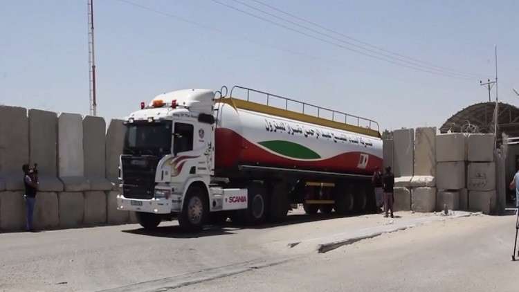 إسرائيل تمنع دخول الوقود إلى قطاع غزة