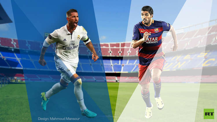 التشكيلة الأساسية لكلاسيكو الأرض بين برشلونة وريال مدريد