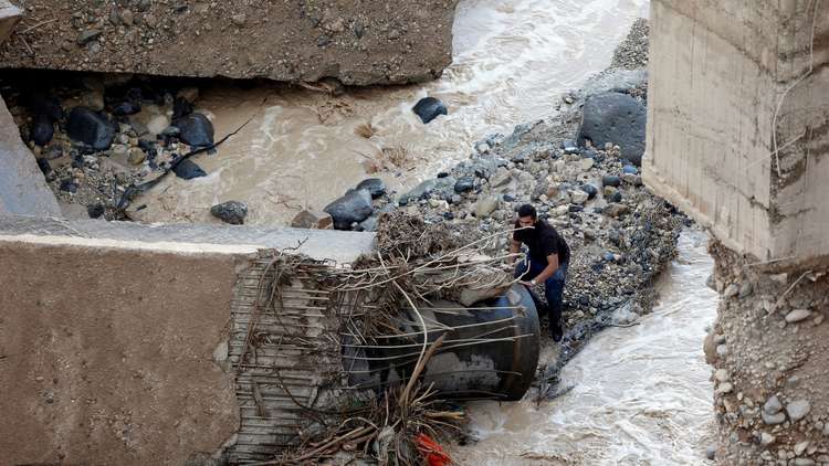 السيول والأمطار تلحق ضررا بقناة الملك عبدالله