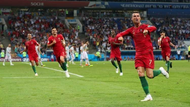 رونالدو يتصدر قائمة الفيفا لـ"الأكثر تألقا" على ملعب سوتشي في مونديال روسيا