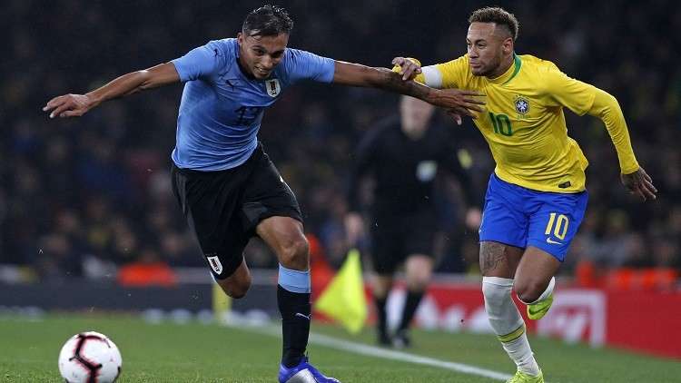 البرازيل تتغلب على الأوروغواي وديا (فيديو)