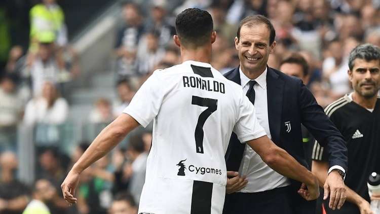 مدرب يوفنتوس يغازل برشلونة بوجود رونالدو