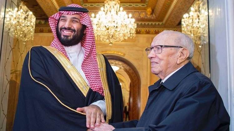 ولي العهد السعودي: الشعب التونسي عزيز على قلوبنا 