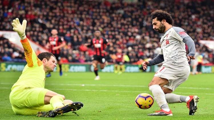 صلاح "الملك" يتألق ويقود ليفربول للفوز على بورنموث 