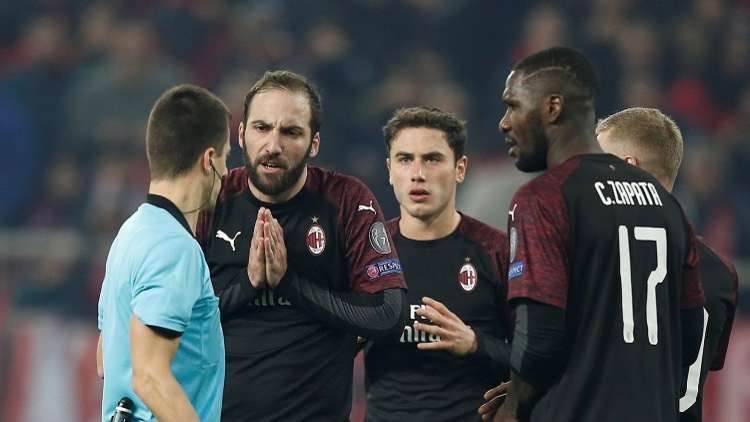 ميلان يودع الدوري الأوروبي