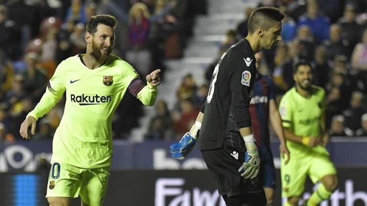 شاهد.. برشلونة يسحق ليفانتي في عقر داره