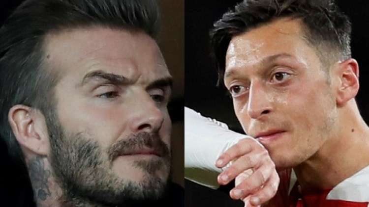 بيكهام يبدي اهتماما بضم نجم آرسنال أوزيل