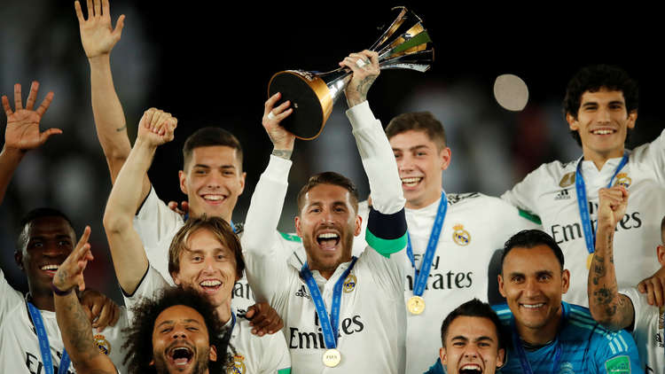 ريال مدريد يتوج بلقب كأس العالم للأندية للمرة الثالثة على التوالي 