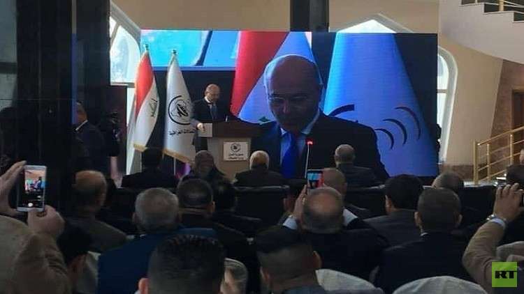 بالصور.. الرئيس العراقي يفتتح برج بغداد (برج صدام سابقا)