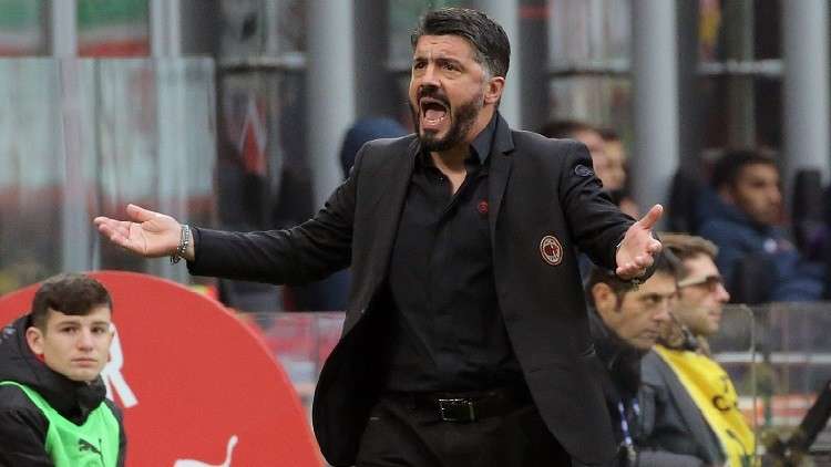 ميلان يكشف مصير مدربه غاتوزو